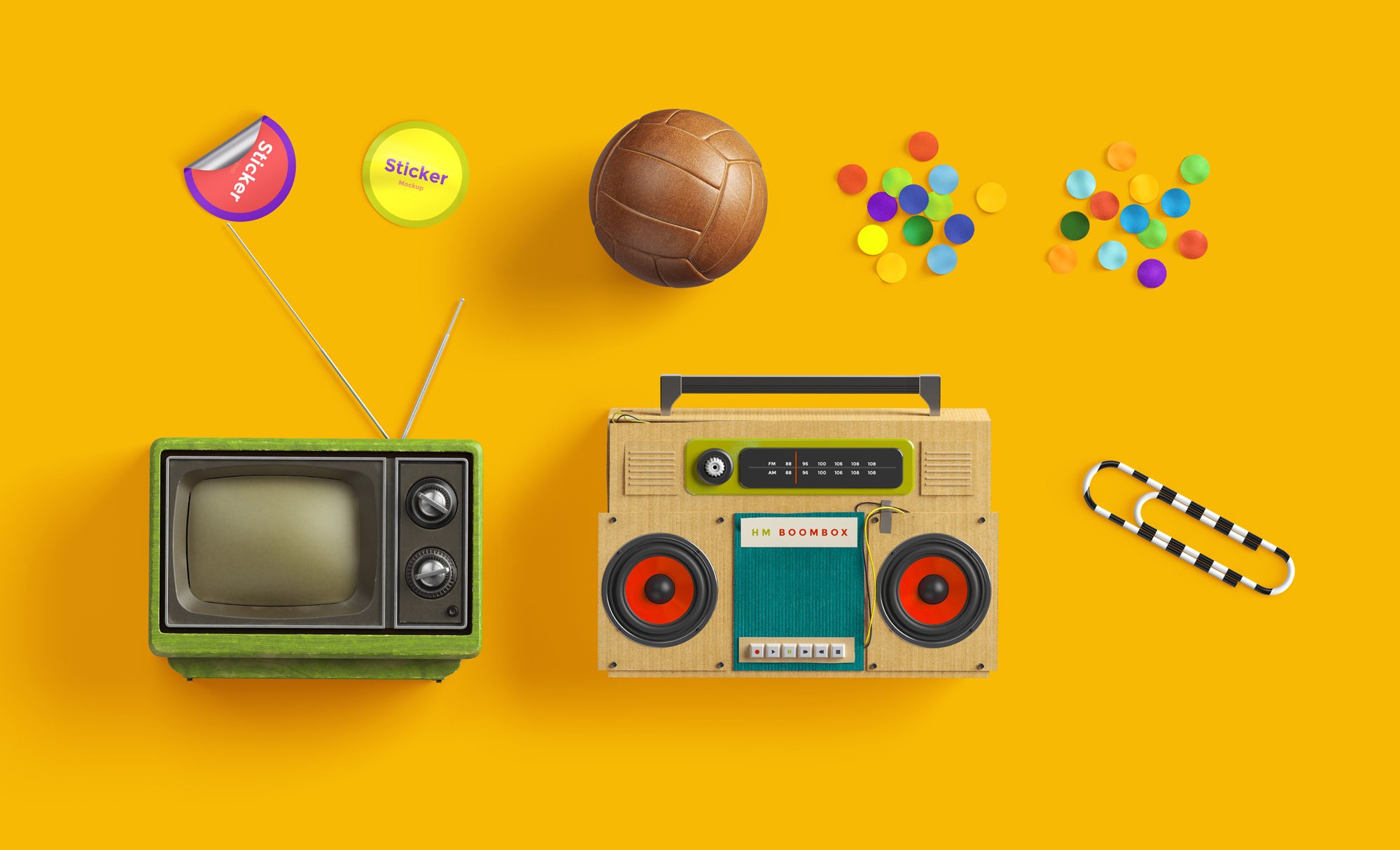 Three clay iphone design