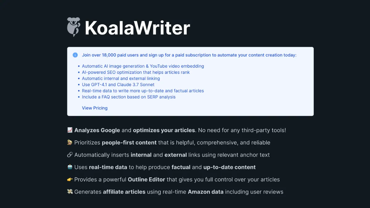 How I Automate Content with KoalaWriter