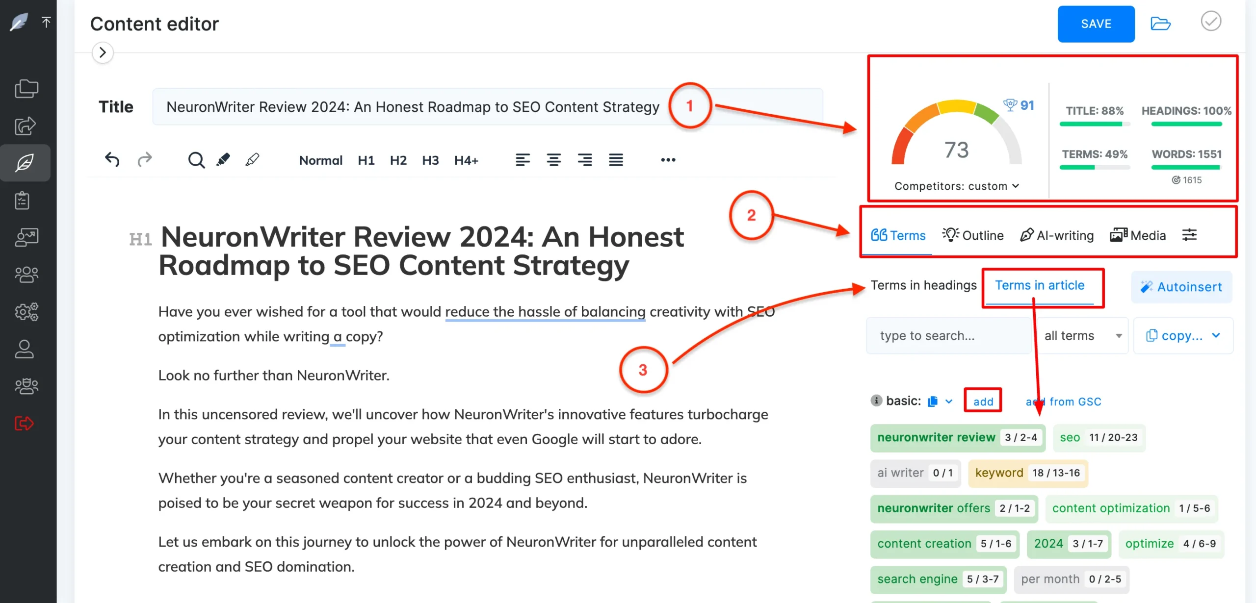 NeuronWriter Review 2025: An All-In-One SEO Content Tool - Webdew